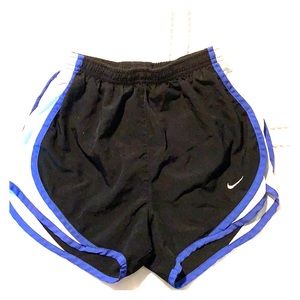 Black and blue Nike Running Shorts XS